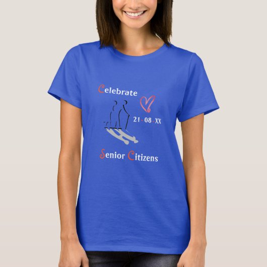 Dag van de Senior Citizen T-shirt (Voorkant)