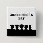 Dag van de strijdkrachten Silhouettes Button (Voorkant)
