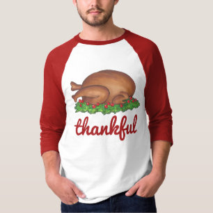 Dag van de Thanksgiving Turkije Vakantiedagen Beda T-shirt
