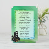 Dag van de uitnodiging tot het groene huwelijk van (Staand voorkant)