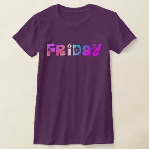 Dag van de ute van de week Vrijdag T-shirt