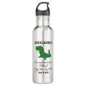 Dag van de Vader Funny T-rex Waterfles (Voorkant)