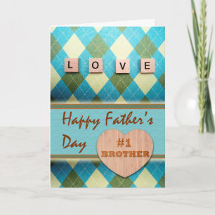 Dag van de Vader van de liefde voor #1 Broeder Kaart