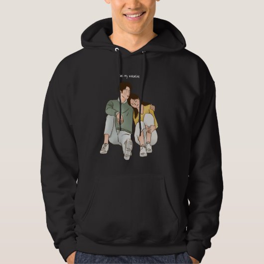 Dag van de valentijn hoodie (Voorkant)