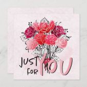 dag van de valentijn kaart (Voorkant / Achterkant)