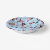 Dag van de valentijn papieren kommen (Gebogen)