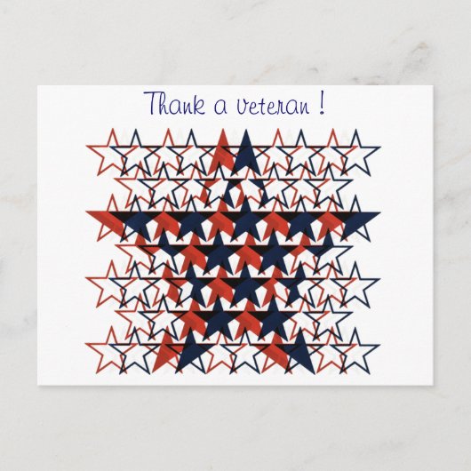 Dag van de  Veteranen - Briefkaart (Voorkant)