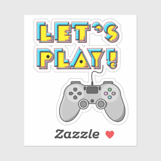 Dag van de Videospelletjes Sticker (Vel)