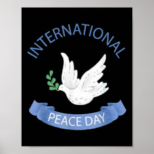 Dag van de Vrede op Aarde Internationale Dag van d Poster
