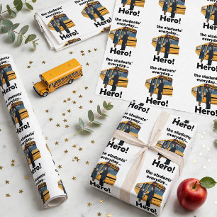 Dag van de waardering van schoolbuschauffeurs voor cadeaupapier