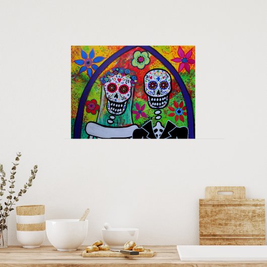 DAG VAN DE WEDINGKOPPELING VAN DE DODE POSTER (Keuken)