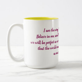 Dag van de week Mok: dinsdag Tweekleurige Koffiemok