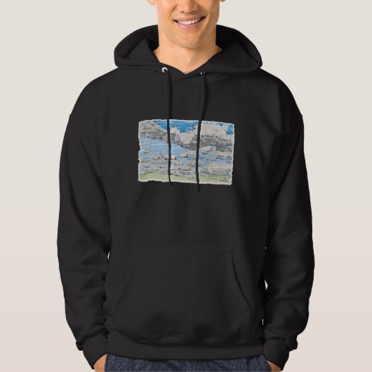 Dag van de wolken hoodie (Voorkant)