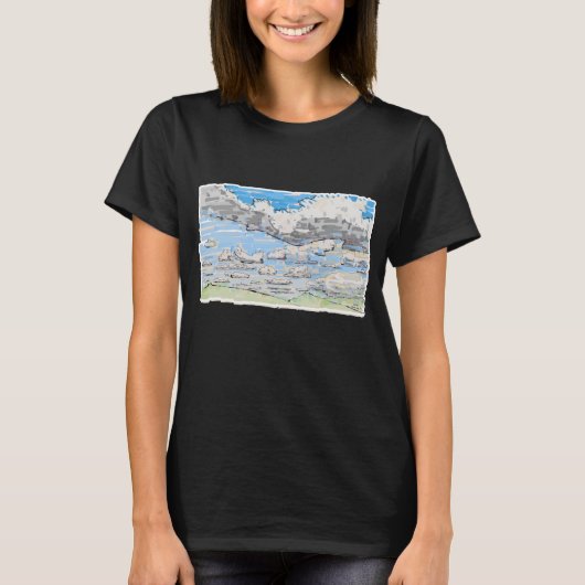 Dag van de wolken t-shirt (Voorkant)