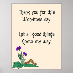 Dag van de wonderdag poster