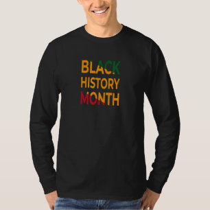 Dag van de Zwarte Geschiedenis Maand Afrikaanse Am T-shirt