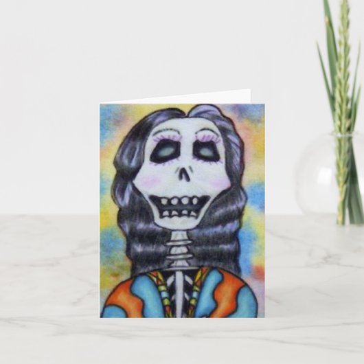 Dag van Dode Notecard Kaart (Voorkant)