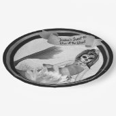 Dag van Dode Partij Suiker Schedel Zeemeermin Goth Papieren Bordje (Gekanteld)