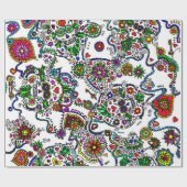 Dag van dodelijk Snoep Cadeaupapier (Vlak)