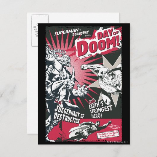 Dag van Doom Comic Briefkaart (Voorkant / Achterkant)
