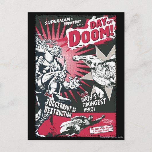 Dag van Doom Comic Briefkaart (Voorkant)