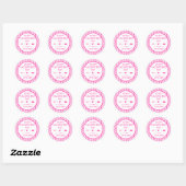 DAG VAN HAPPY VALENTINE | ARROUWHOORZITTEN RONDE STICKER (Vel)