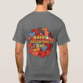 DAG VAN HAPPY VALENTINE T-SHIRT (Achterkant)