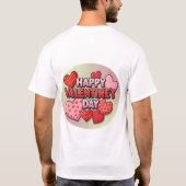 DAG VAN HAPPY VALENTINE T-SHIRT (Achterkant)