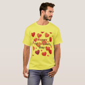 DAG VAN HAPPY VALENTINE T-SHIRT (Voorkant volledig)