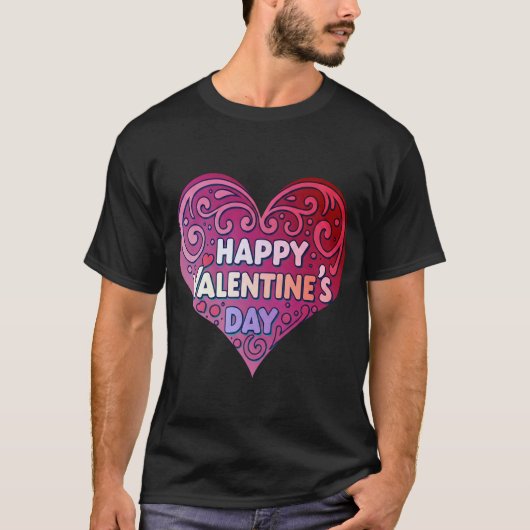 DAG VAN HAPPY VALENTINE T-SHIRT (Voorkant)