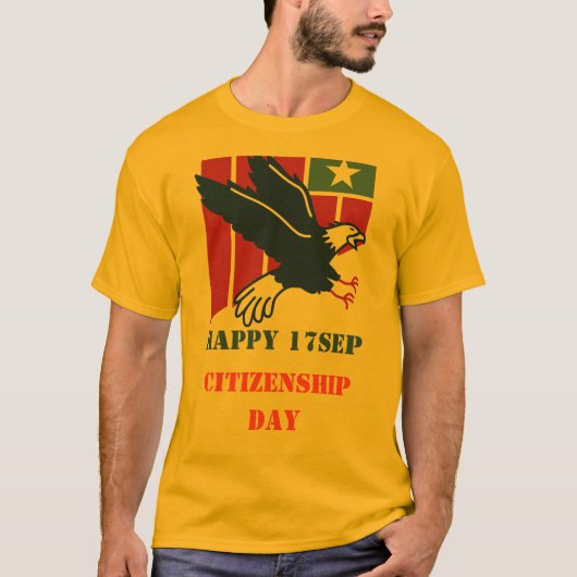 Dag van het burgerschap t-shirt (Voorkant)