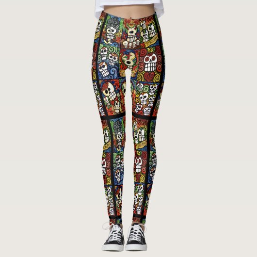 Dag van het Collectie van de dode suikerhuid Leggings (Voorkant)