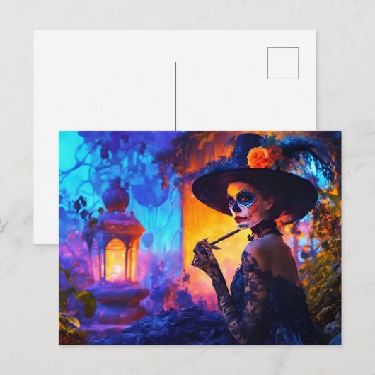 Dag van het Dode Briefkaart (Voorkant / Achterkant)