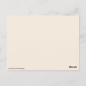 Dag van het dode briefkaart (Achterkant)