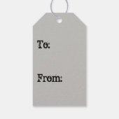 Dag van het dode geschenk labels cadeaulabel (Achterkant)