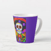 Dag van het Dode Man 1 Latte Mok (Rechterhoek)