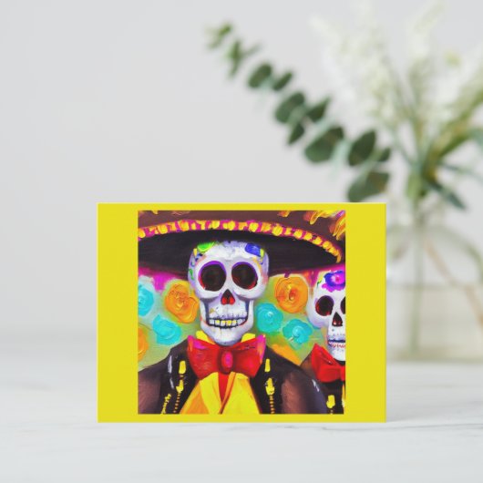 Dag van het Dode Man 2 Briefkaart (Staand voorkant)