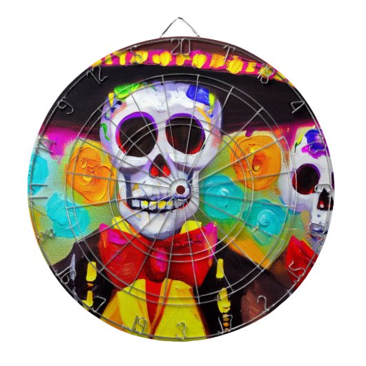 Dag van het Dode Man (2) Dartbord (Voorkant)