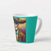 Dag van het Dode Man 4 Latte Mok (Rechterhoek)
