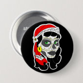 Dag van het dode meisje ronde button 7,6 cm (Voorkant /achterkant)