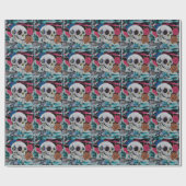 Dag van het dode omslagpapier cadeaupapier (Vlak)