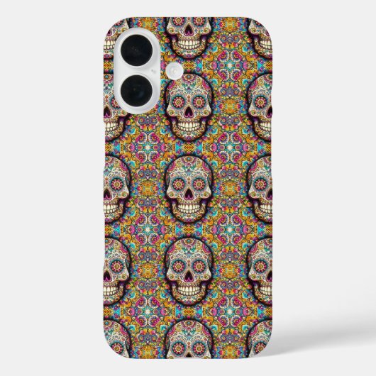 Dag van het dode patroon Case-Mate iPhone case (Achterkant)