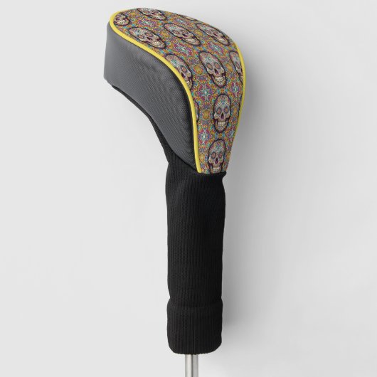 Dag van het dode patroon golfheadcover (Schuin)