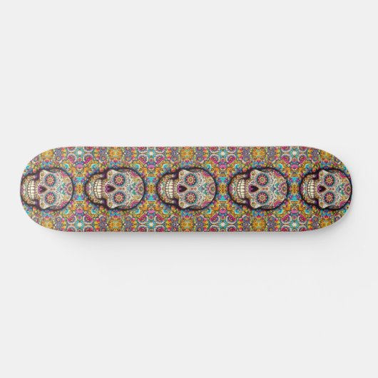 Dag van het dode patroon skateboard (Horizontaal)