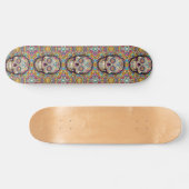 Dag van het dode patroon skateboard (Horizontaal)