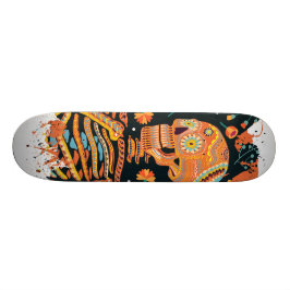 Dag van het dode skelet - Dia de los muertos Skateboard