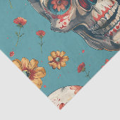Dag van het dode thema ontwerp tissuepapier (Detail)