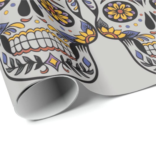 Dag van het dode verpakkingspapier cadeaupapier (Rol Hoek)