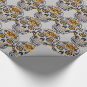 Dag van het dode verpakkingspapier cadeaupapier (Hoek)