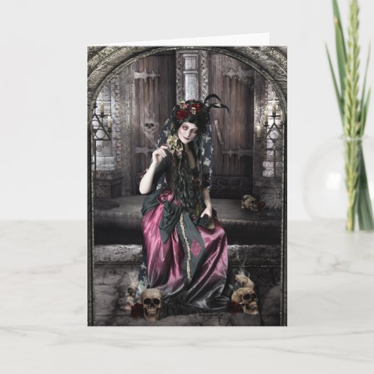 Dag van het dode Wenskaart Kaart (Voorkant)